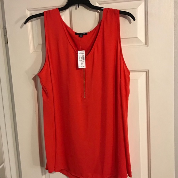 Dress Barn Tops - NWT ros and Ali orange top 2X